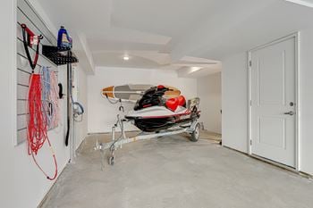 Two-car attached garage